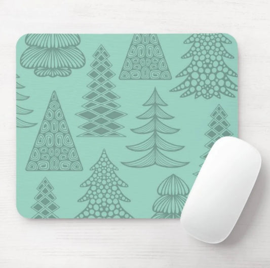Green Tree Forest Mouse Pad