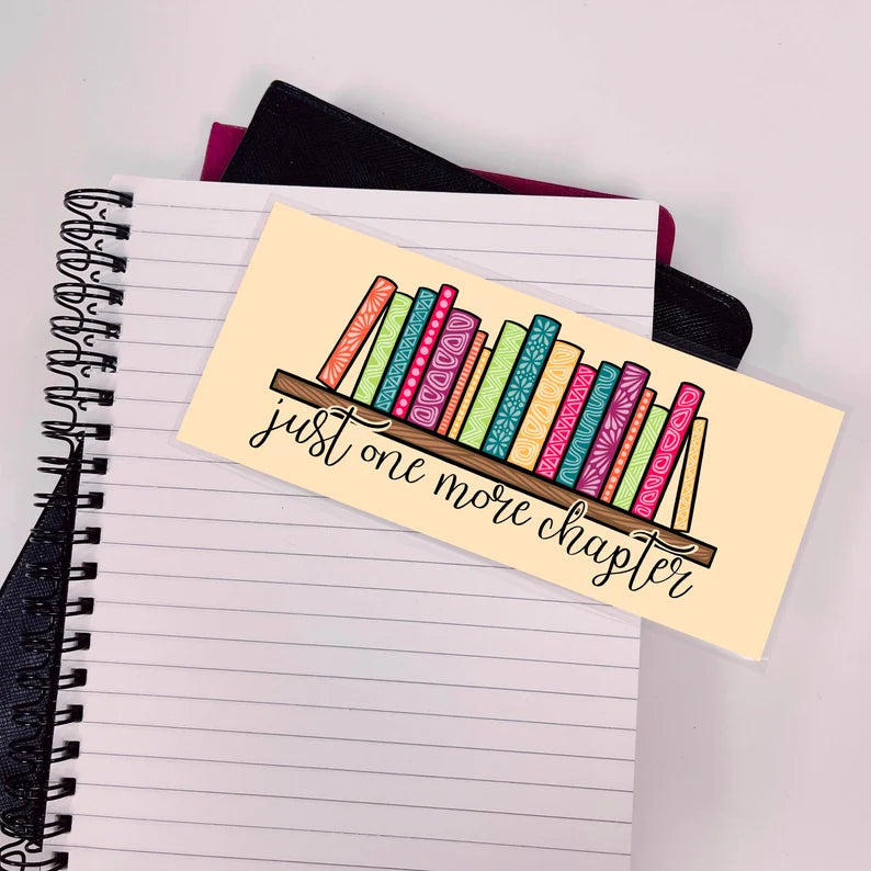 Yellow Just one more Chapter Bookmark