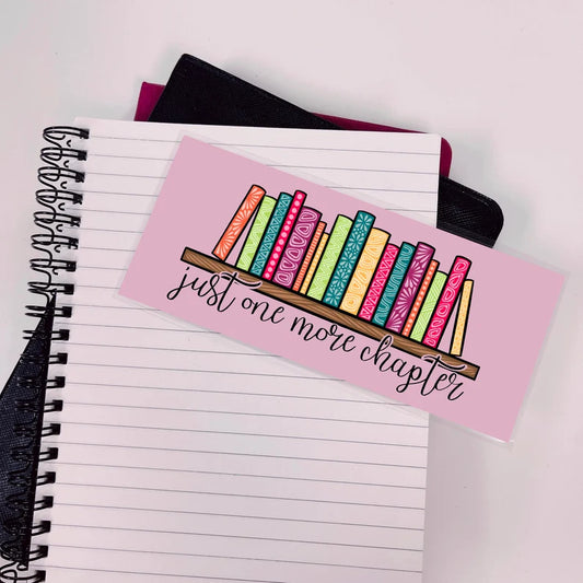 Purple Just one more Chapter Bookmark