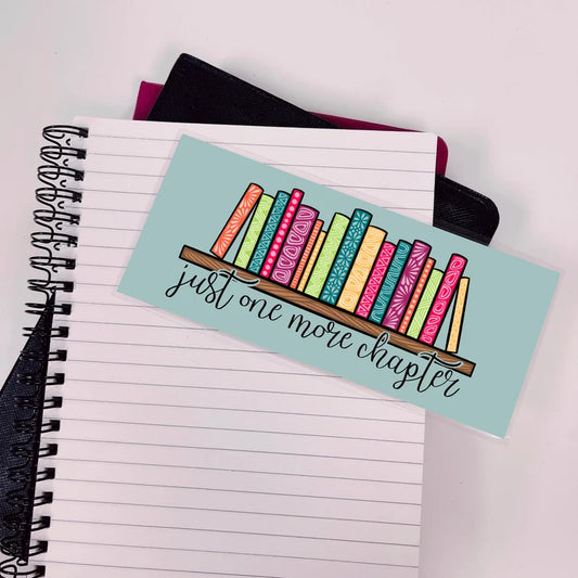 Teal Just one more Chapter Bookmark