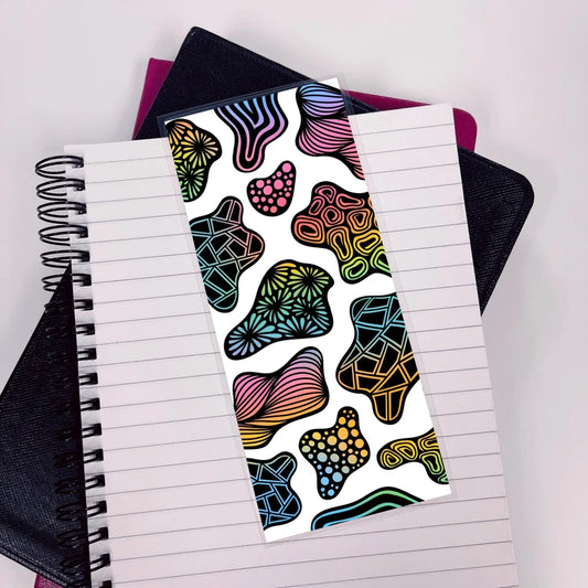 Rainbow Cow Print Bookmark