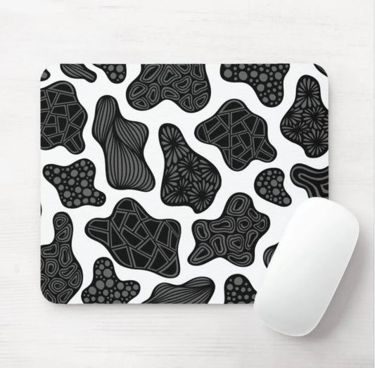 Cow Print Mouse Pad