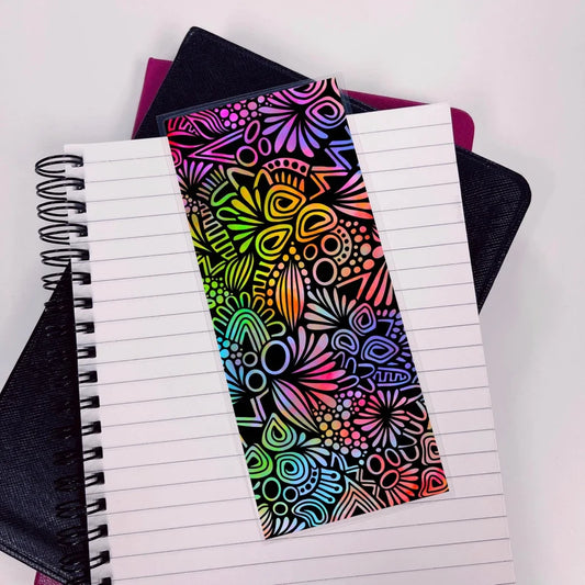 Rainbow Doodle Bookmark