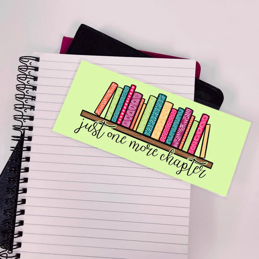 Green Just one more Chapter Bookmark