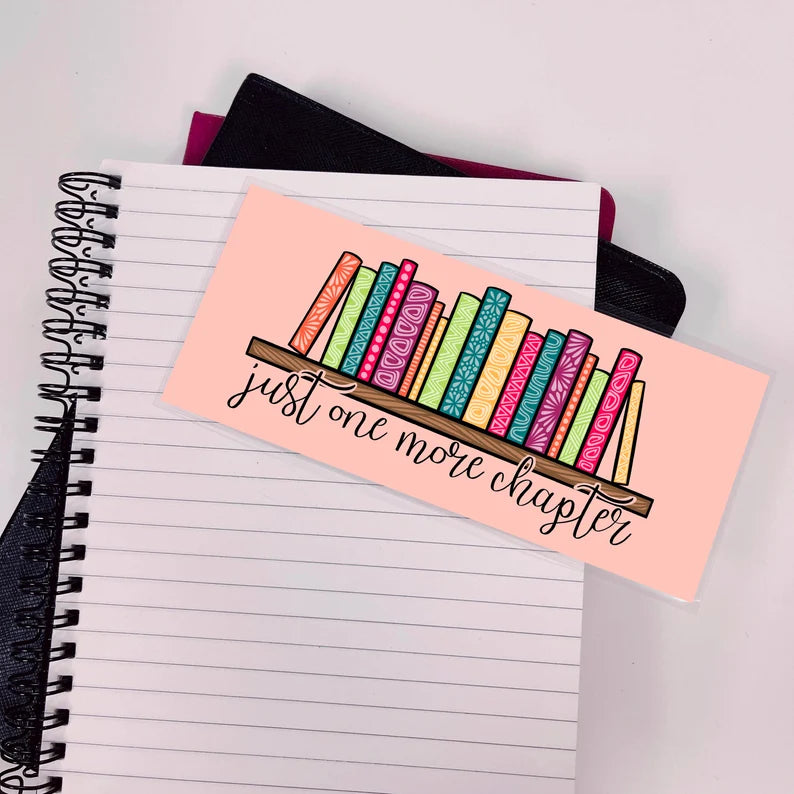 Orange Just one more Chapter Bookmark