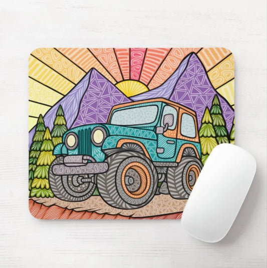 Sunset Drive Mouse Pad