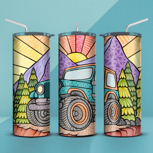 Sunset Drive Tumbler 20oz