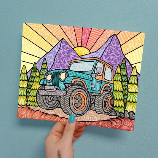Sunset Drive Print