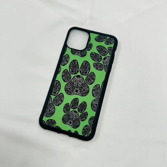 MISPRINTED - iPhone 11 Pro Max - Green Paw Print 50% OFF!