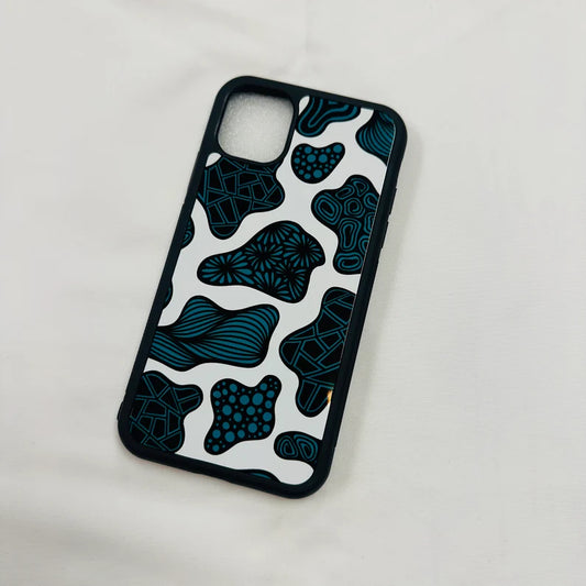 MISPRINTED - iPhone 11 - Teal Cow Print 50% OFF!