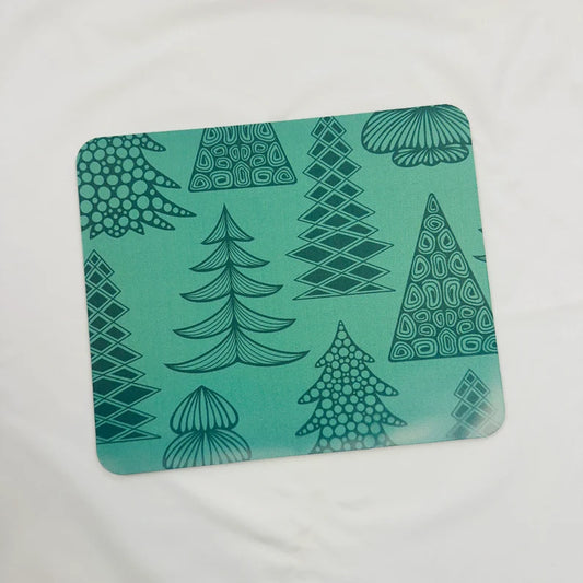 MISPRINTED Green Trees Mouse Pad