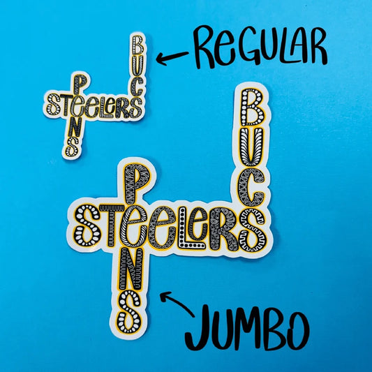 JUMBO Pittsburgh Trio Waterproof Sticker