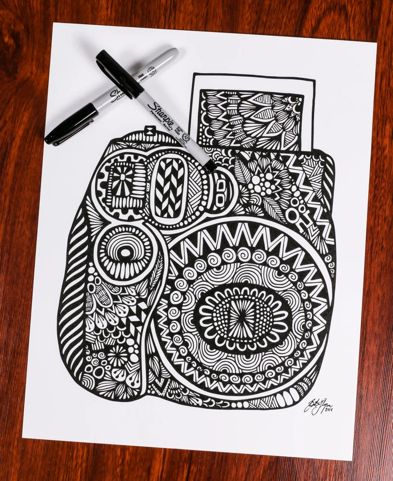 Retro Camera Print